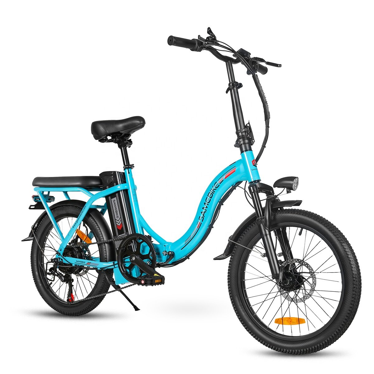 Step Through Foldable Girl Motor Ebike Samebike CY20 350W Electric Folding E Bike 20 Zoll Electric City Bike Road Bicycle Eu