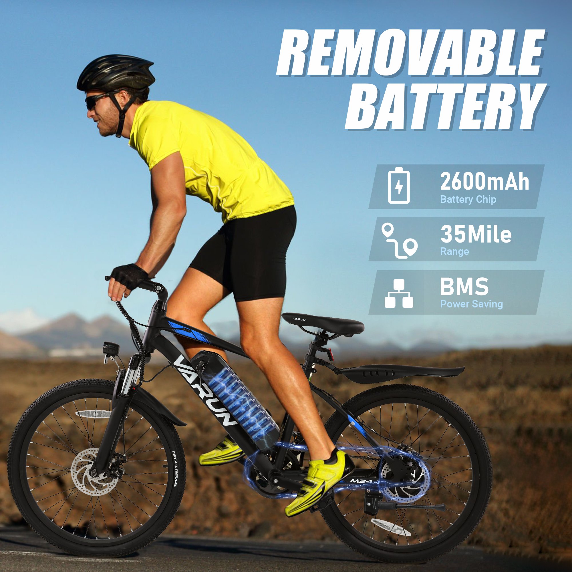 UK EU USA Canada Warehouse Stock Ebike 350W 24 Inch Electric Mountain Bike Multi Mode City Electric Bicycle
