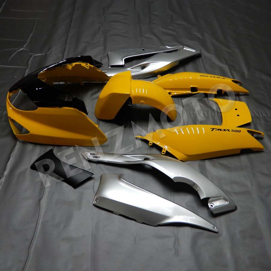 Full Motorcycle Fairings Fit For TMAX 500 2001-2007 Abs Plastic Body Work black silver yellow