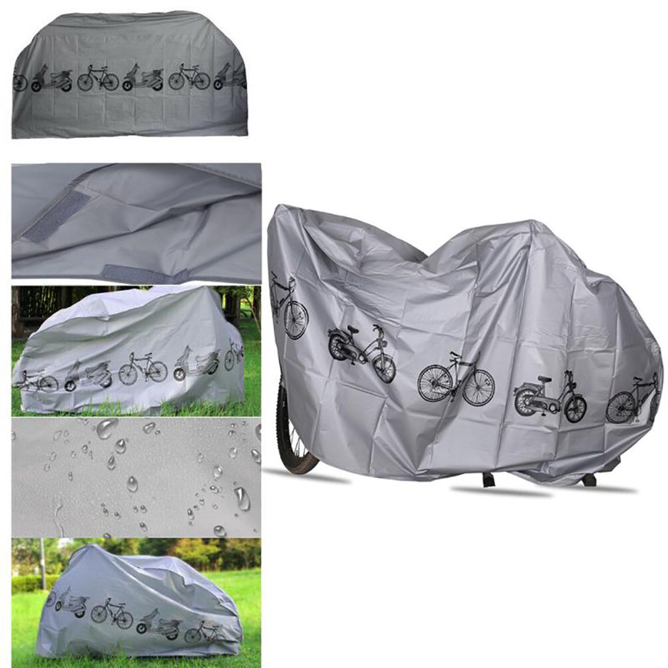 Rainproof Bicycle Electric Vehicle Cover Outdoor Sun Protection Bike Motorcycle Scooter Dustproof Case Cycling Accessories