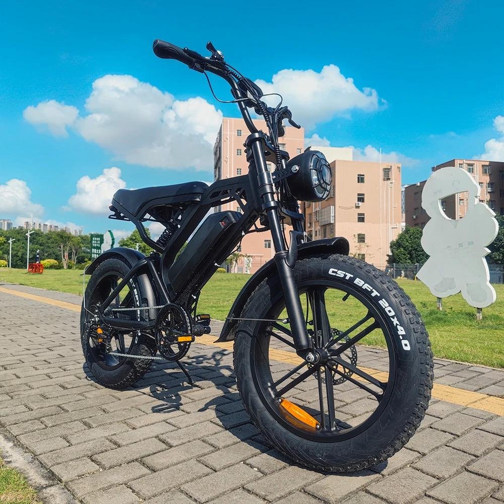 Brand New 2024 Electric Bike Ready Stock Electrically Mountain Fatbike Eu Cheap 20inch Fat Tire Ebike Electric Bike Factory