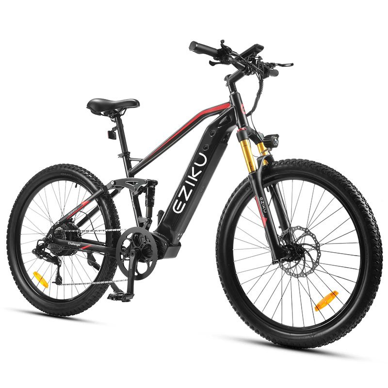 2024 New Style Electric Bike 48V 500W Motor Removable 48V 16AH Lithium Battery 27.5"*2.8 Fat Tire Bicycle Adults New Style Ebike