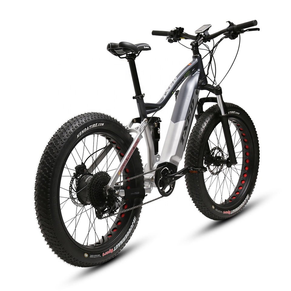 TXED High power electric bike 48V 750W disc brake suspension mountain ebike