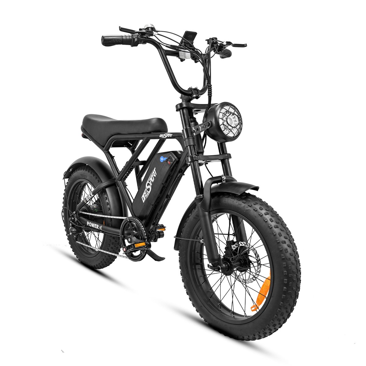 Cheap 20 Inch Vintage Fat Tyre 500W Electric Mountain Dirt E Bike Full Suspension 17Ah Long Range Fat Tire Bike MTB Eu Warehouse