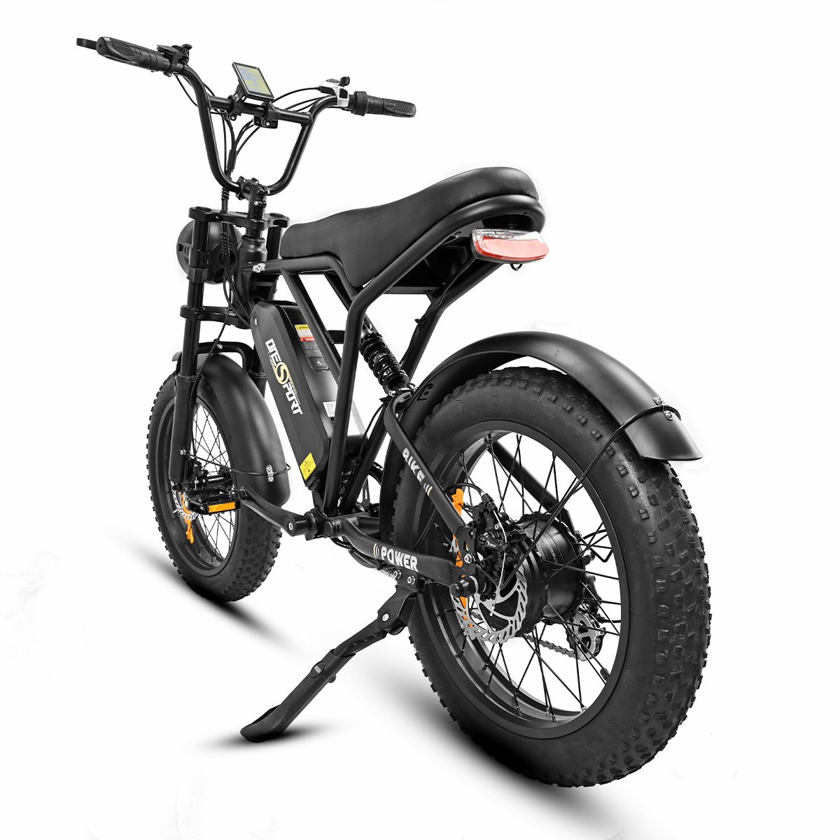 Cheap 20 Inch Vintage Fat Tyre 500W Electric Mountain Dirt E Bike Full Suspension 17Ah Long Range Fat Tire Bike MTB Eu Warehouse