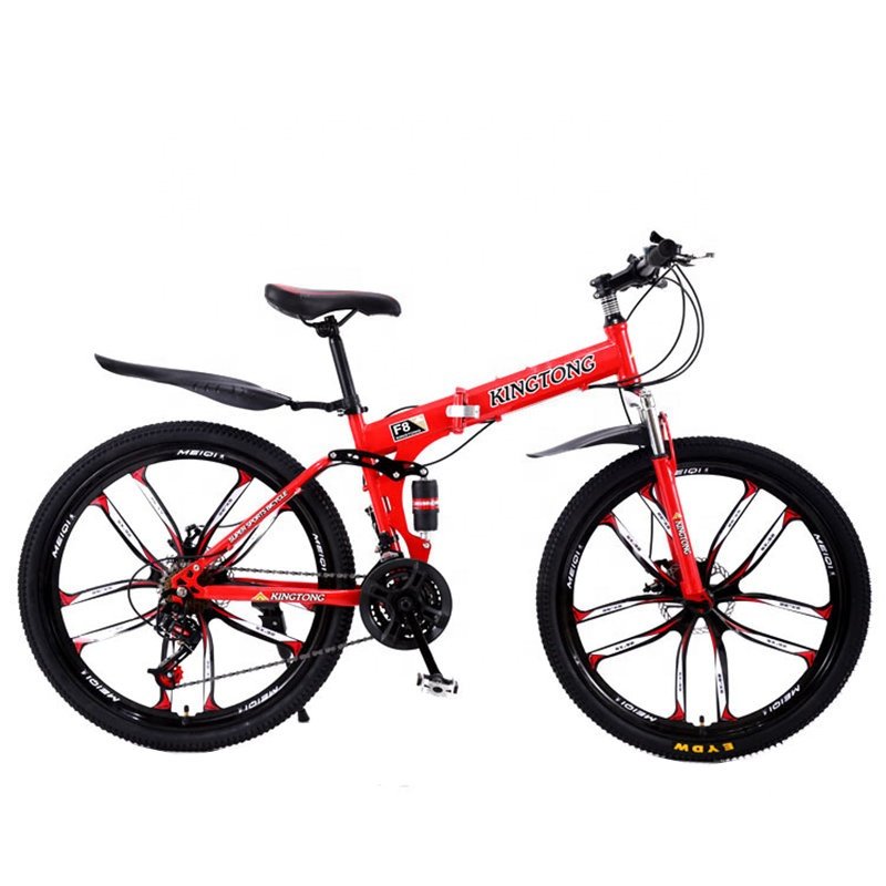 Sale Custom 26 Inch 24 Speed Spoked Wheel Sports Full Suspension Mtb Folding Aluminum Cheap New Bicycle Mountain Bike