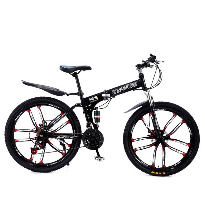 Sale Custom 26 Inch 24 Speed Spoked Wheel Sports Full Suspension Mtb Folding Aluminum Cheap New Bicycle Mountain Bike