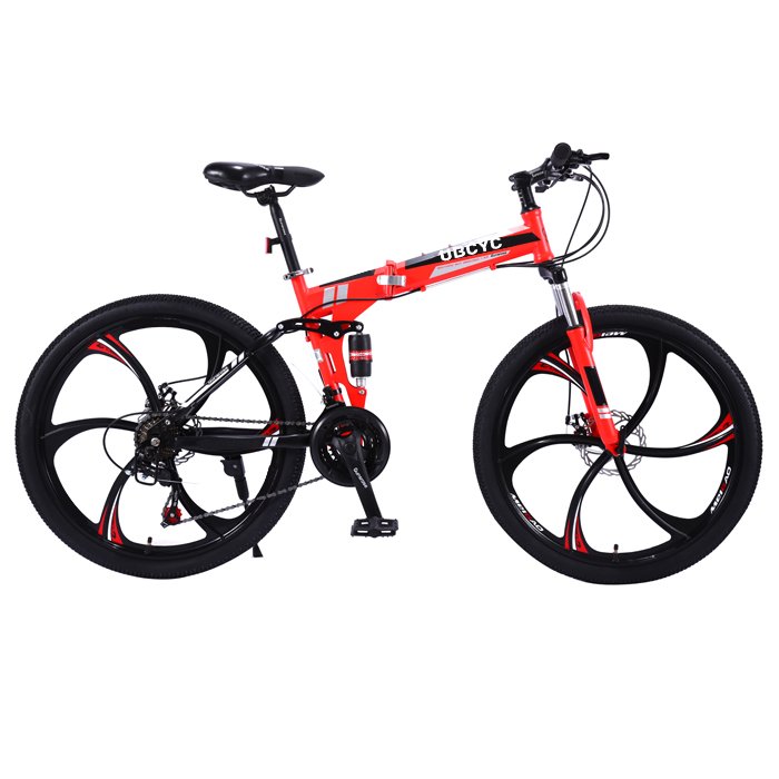red folding bike 26 inch bikes made in china/cheap wholesale bicycles for sale folding bicycle/folding cycle price in 2018 new