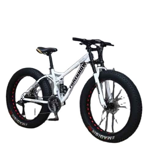 OEM 26inch*4.0 tyre fat high carbon steel mountain bicycle fat bike mtb folding bike mountain bike second hand adult bicicleta