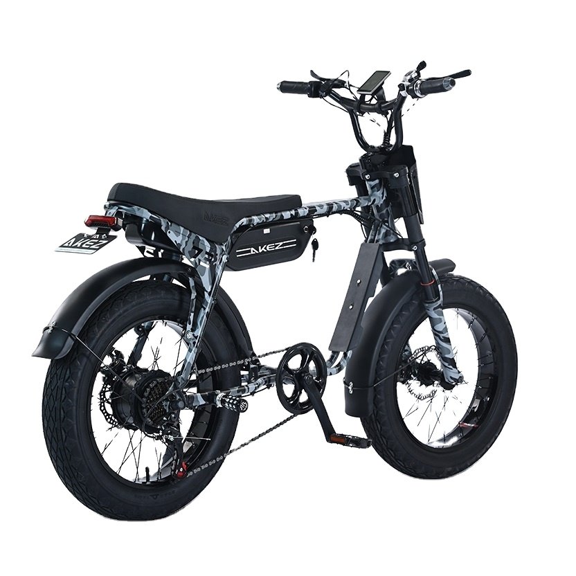 Ready Stock 20 Inch E-bike Fat Tire Bike 750W Electric Mountain Dirt MotorBike Motorcycle Eu Warehouse