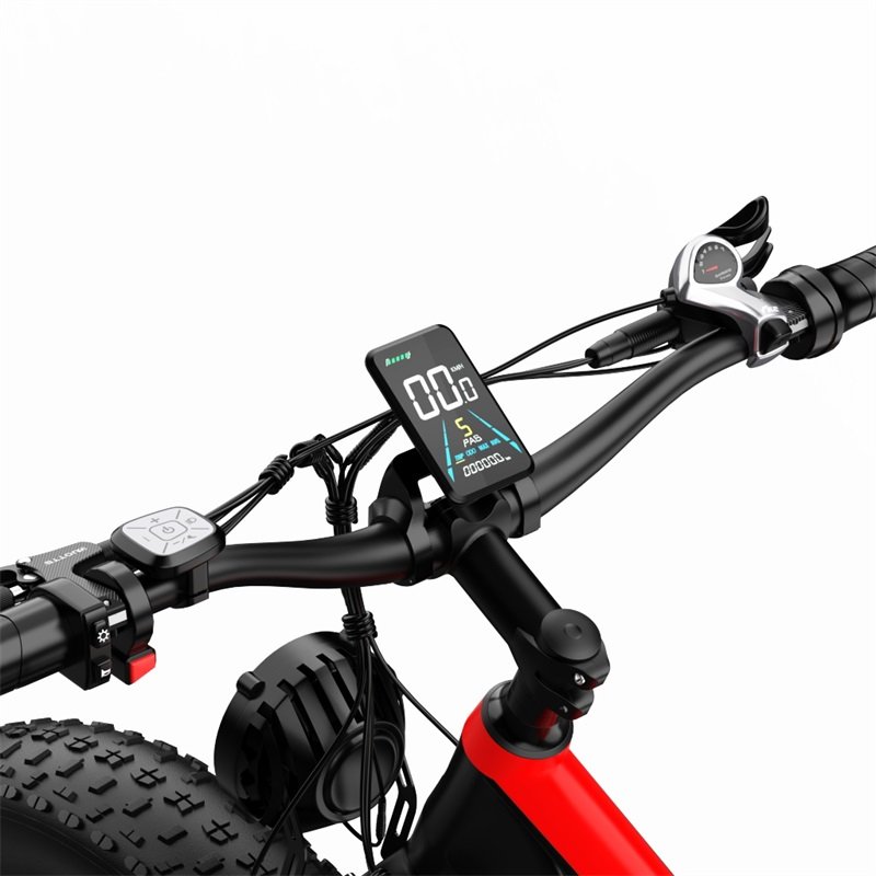 2023 Hot Sale EU Warehouse DUOTTS S26 750W*2 Electric Mountain Bike 26\" Fat Tire Dual Motor Aluminum Snow Bike Lithium Battery