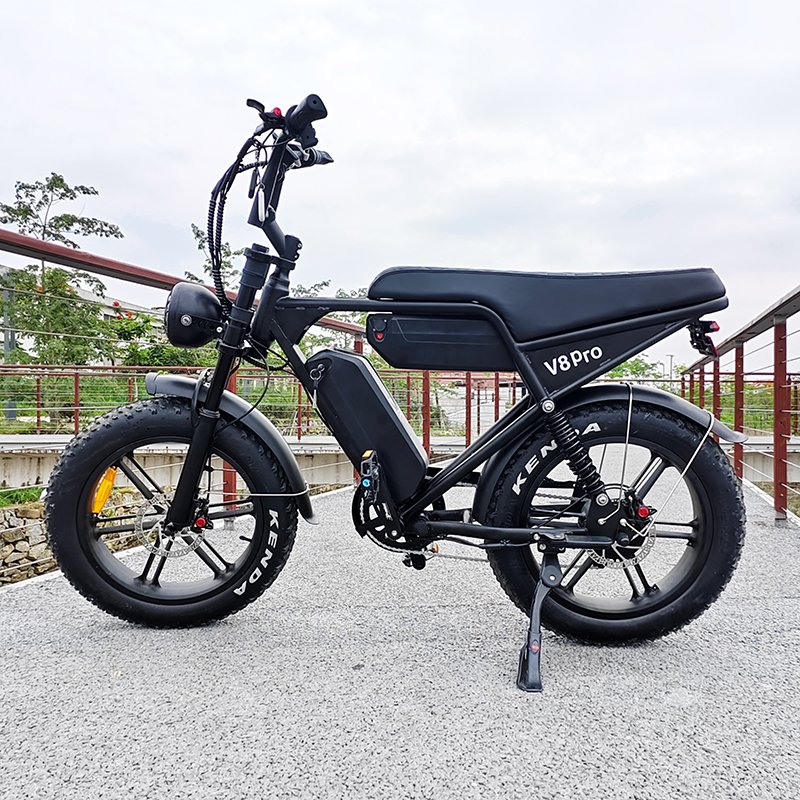 Double bettery Off-Road OUXI V8 PRO Max Electric Mountain Bike 48V 30Ah Ebike Electric Fat Tire 20inch Mountain Ebike