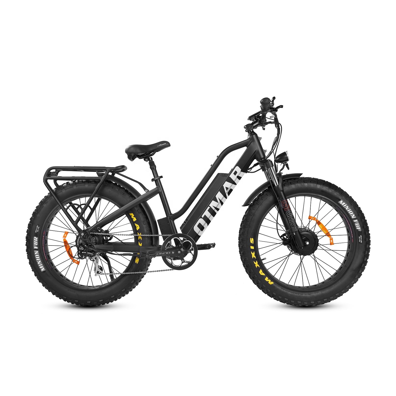 26 Inch Fat Tire Hunting Electric Cycle 1000w 750w Dual Battery Electric Mountain E-Bike