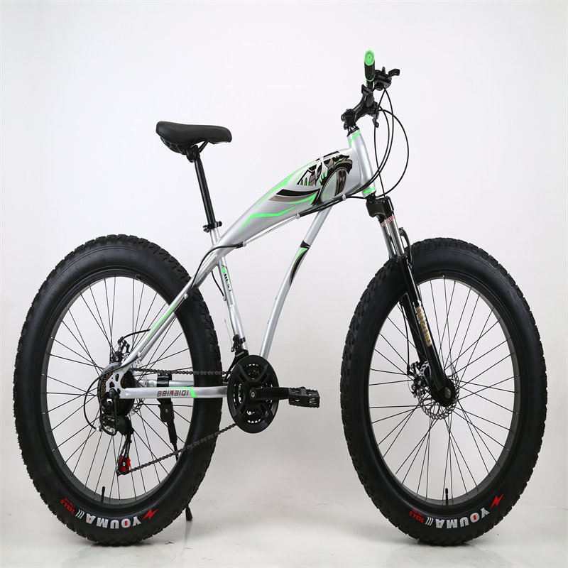 High Quality 26''*4.0 21 Speed MTB Mountain Snow Beach Bike Fat Tire Aluminum Fork Steel Frame-Newest Manufacturer Adult Bicycle
