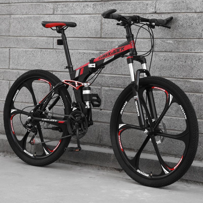 27.5-Inch 26-Inch 20-Inch Fold Mountain Bike 7-Speed 21-Speed Fast Adult Folding 26'' Bicycle MTB Mountain Bike With Low Cost