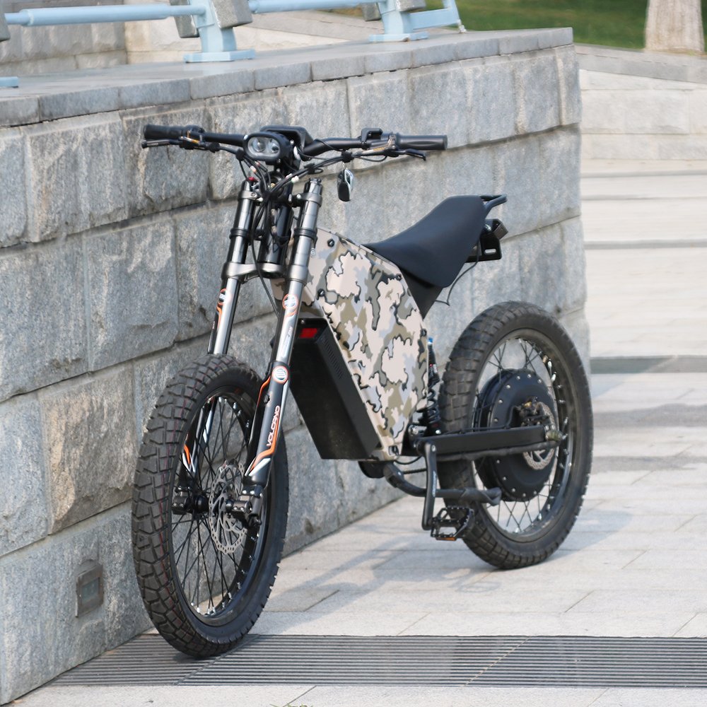 Powerful Electric Mountain Bike 72v 12000W 120km/h Programmable ebike