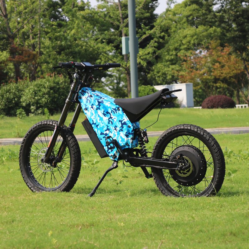 Powerful Electric Mountain Bike 72v 12000W 120km/h Programmable ebike
