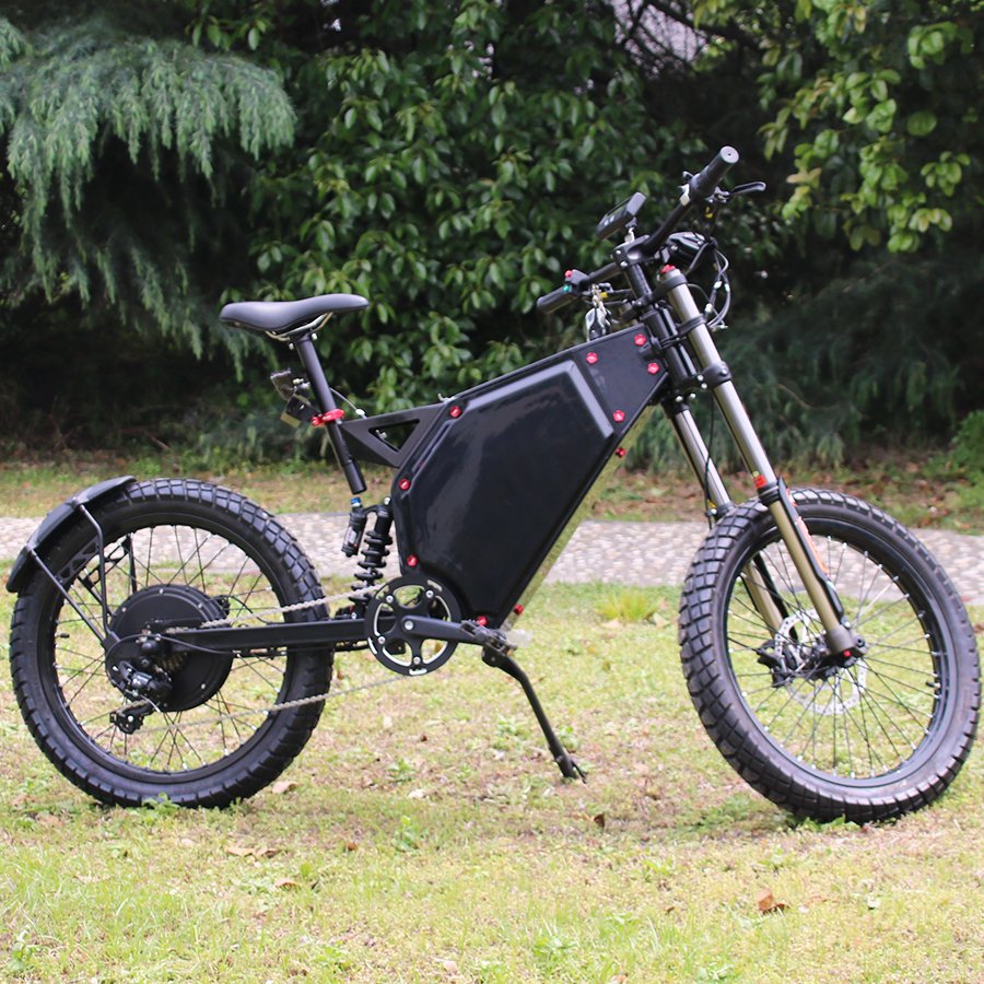 Powerful Electric Mountain Bike 72v 12000W 120km/h Programmable ebike
