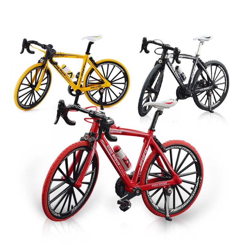 PANDAS 1:8 Alloy Bicycle Model Diecast Toy Collection Metal Bike Racing Roadbike Toy Simulation Decoration Model Vehicle