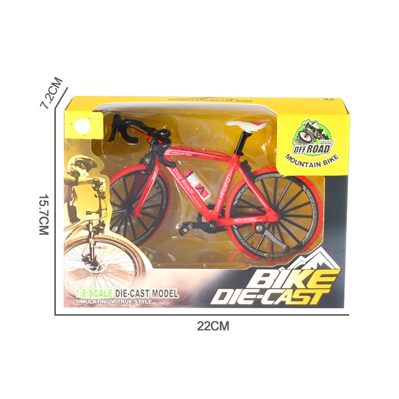 PANDAS 1:8 Alloy Bicycle Model Diecast Toy Collection Metal Bike Racing Roadbike Toy Simulation Decoration Model Vehicle