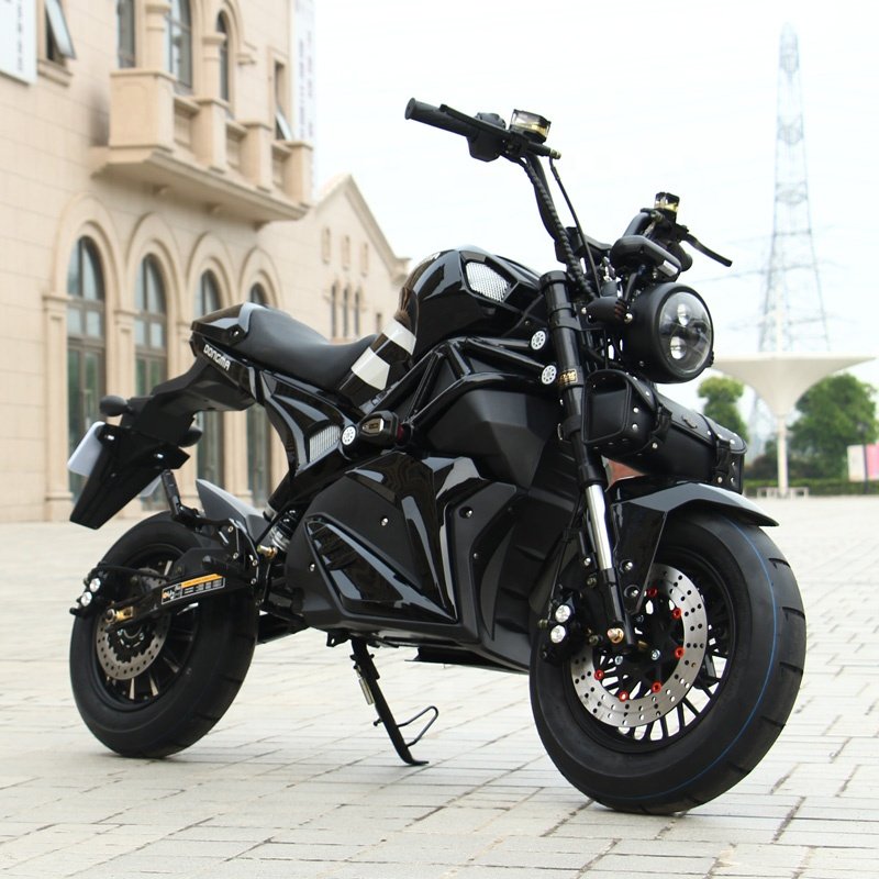 High Speed 72v Lithium Battery Sport Electric Motorbike Racing Motorcycle For Adult