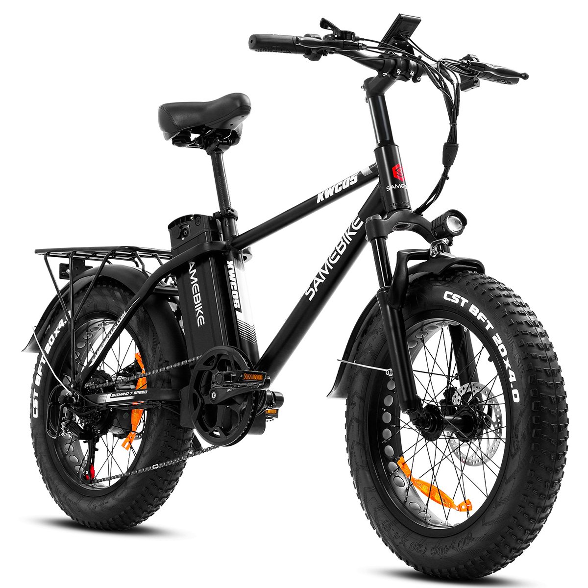 Wholesale SAMEBIKE MTB XWC05 20" 750W powerful 48V/13Ah lithium large capacity mountain fat electric bike