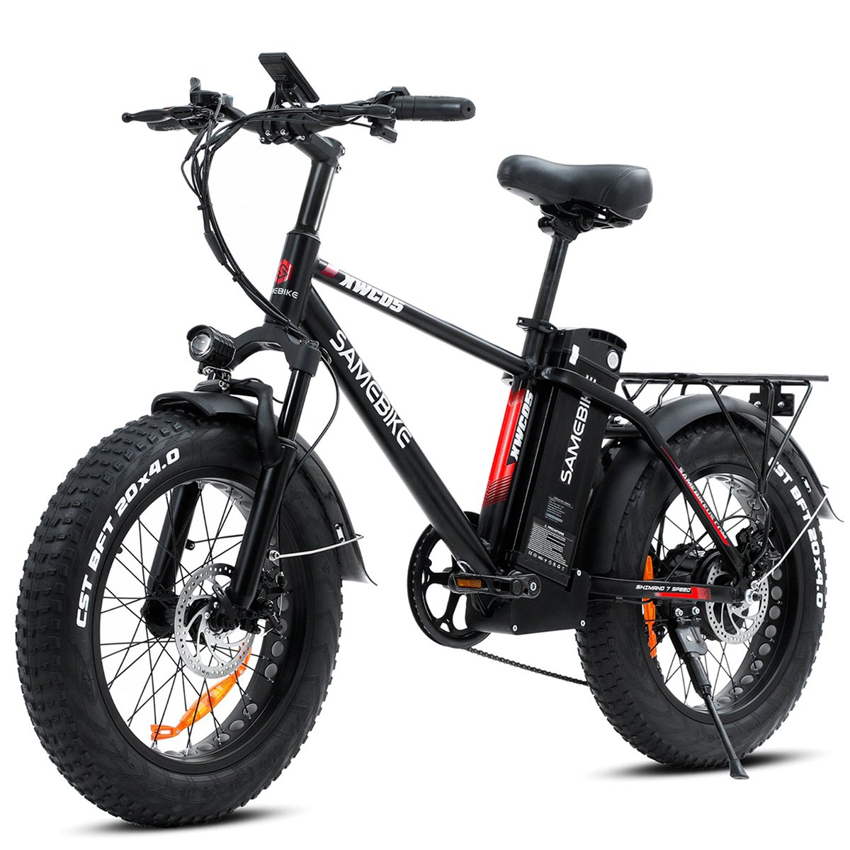 Wholesale SAMEBIKE MTB XWC05 20" 750W powerful 48V/13Ah lithium large capacity mountain fat electric bike