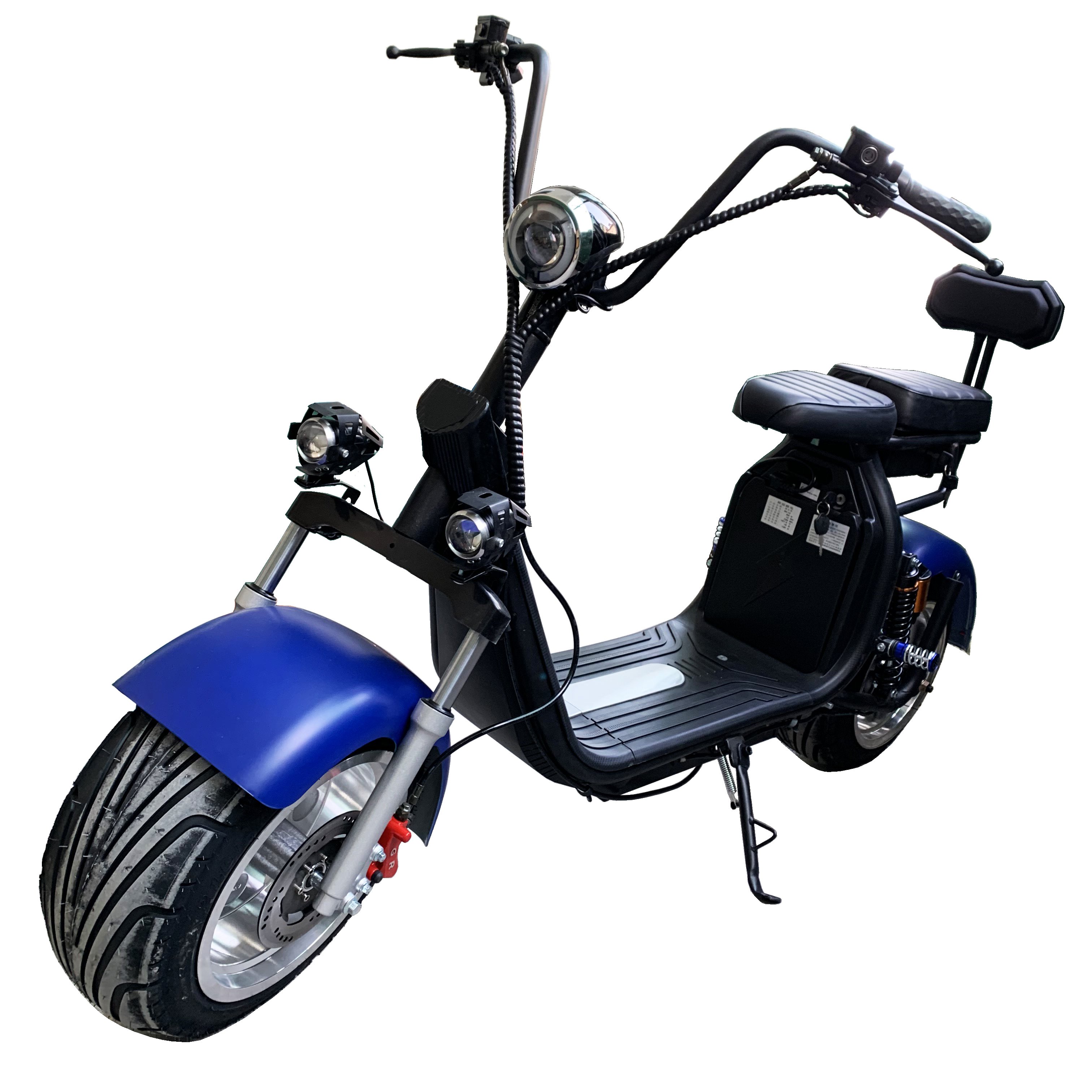 Electric Motorcycle Electric City Bike BS Factory Customize Newest Adult Blue X7 Unisex 60V Citycoco Electric Scooter 8 Inch