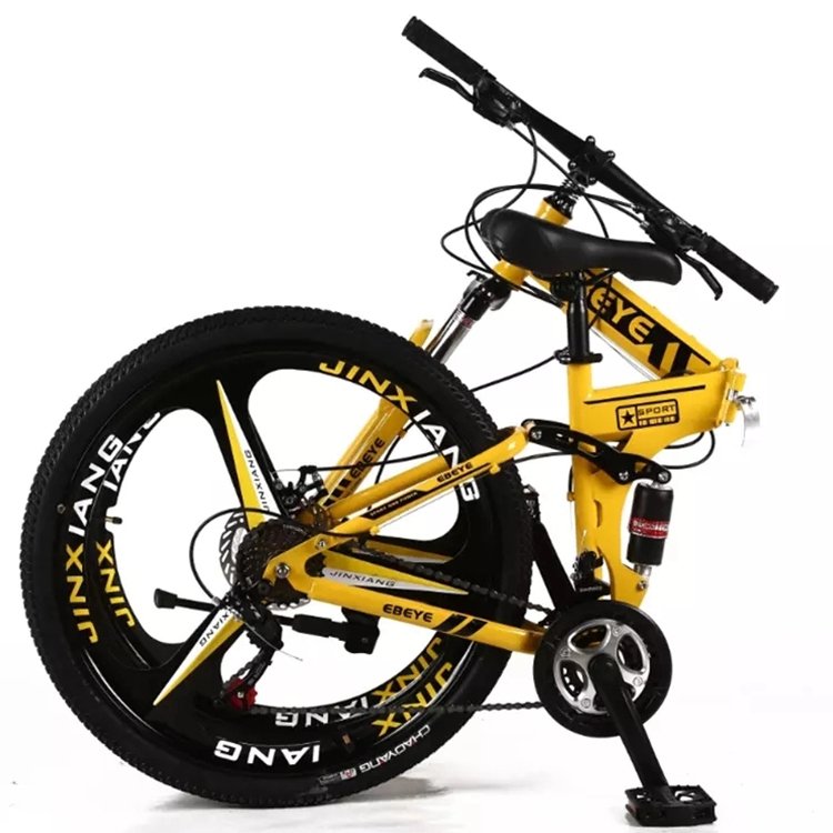 mountainbike folding mountain bike /foldable 26 inch full suspension moutain bike/high quality sepeda gunung lipat mtb supplier