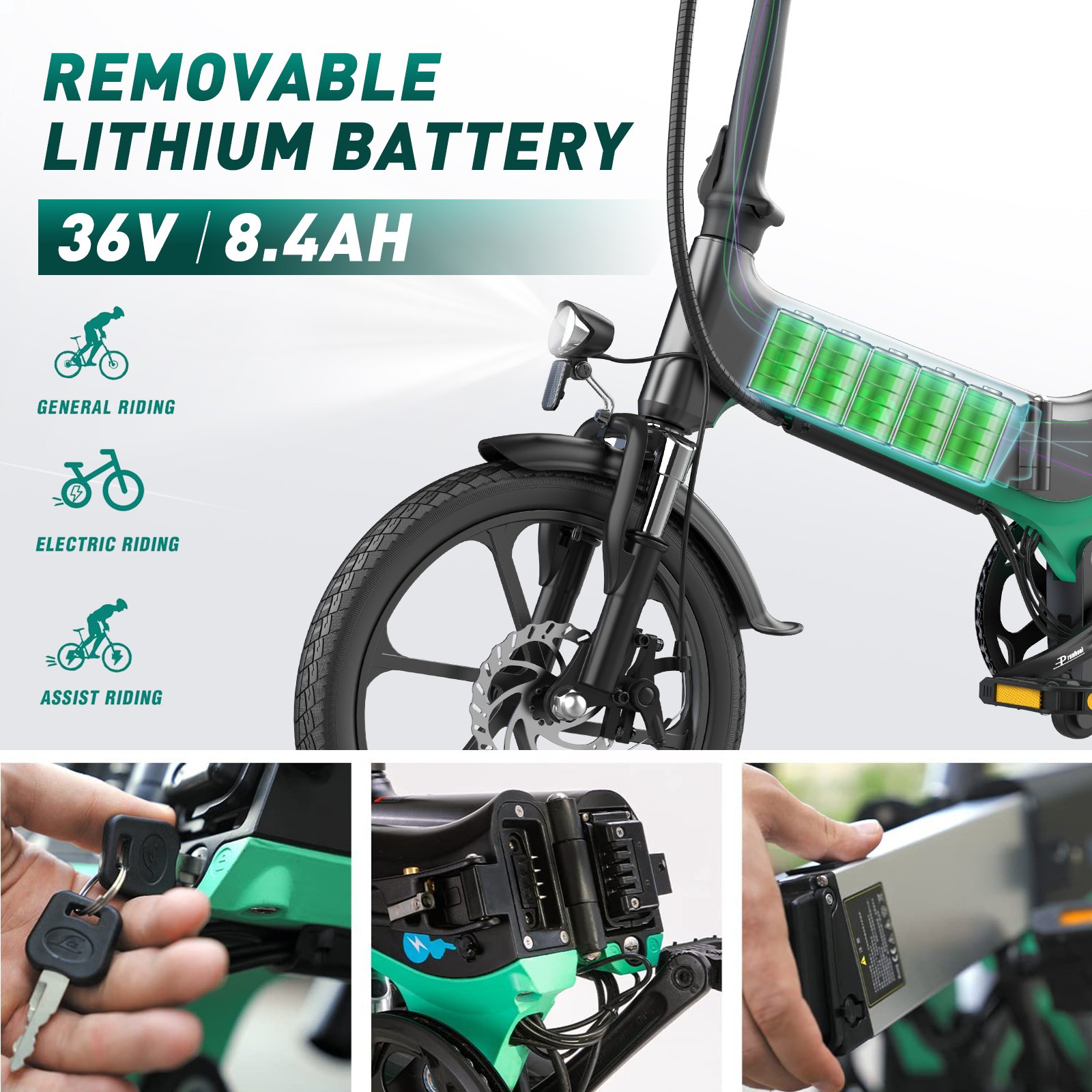 KOOLUX 250W 16Inch 36V Electric Bike Mountain Hybrid Folding Lithium Battery EU Warehouse Electric Bicycle for Adult