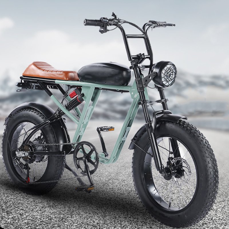 Warehouse 48v 1000w Emtb Retro Electric Hybrid Bike 500W 350W E-Bike Road Dirt E Bike Ebike Mountain Fat Tire Electric Bike