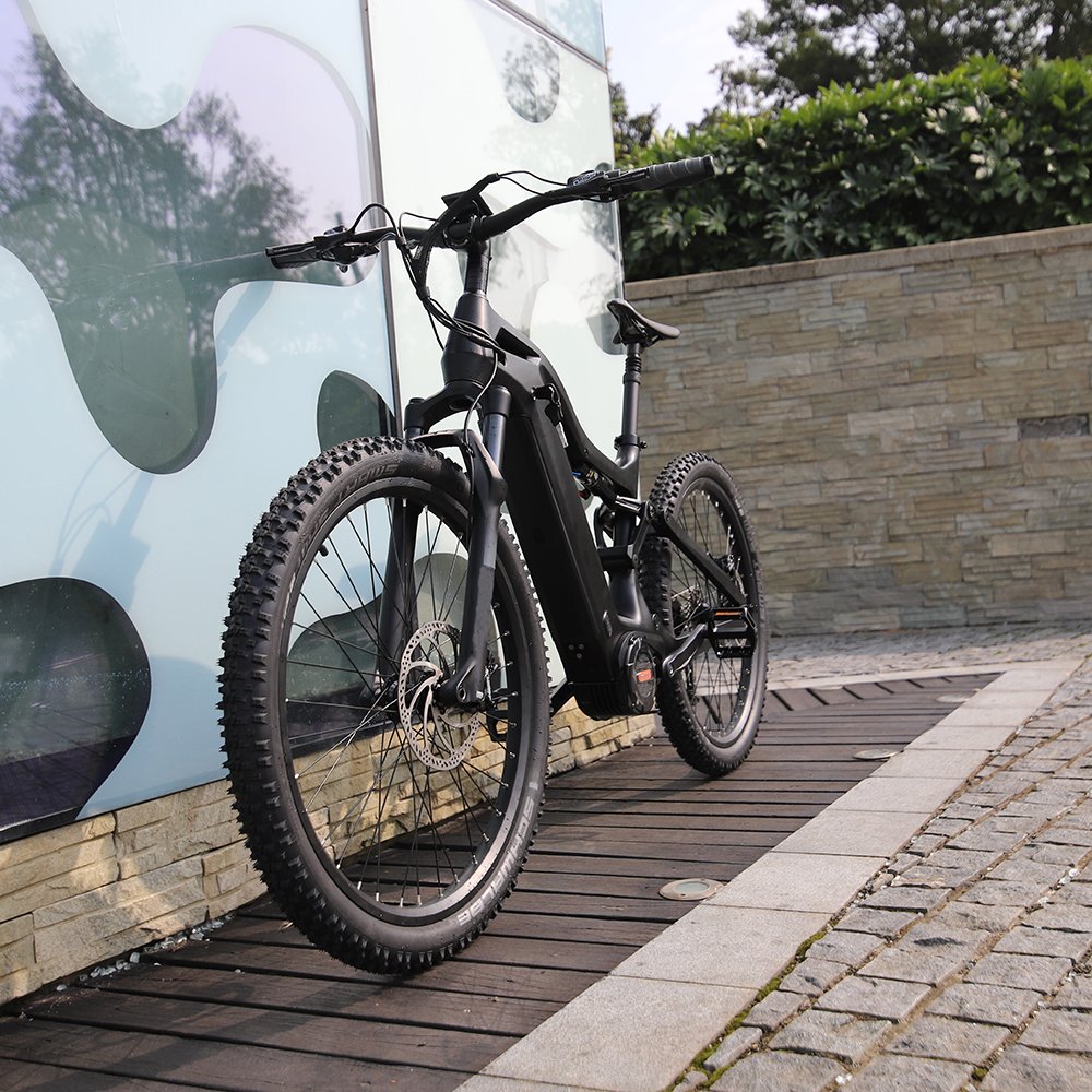best selling carbon fiber frame ebike mid drive motors full suspension electric mountain bikes