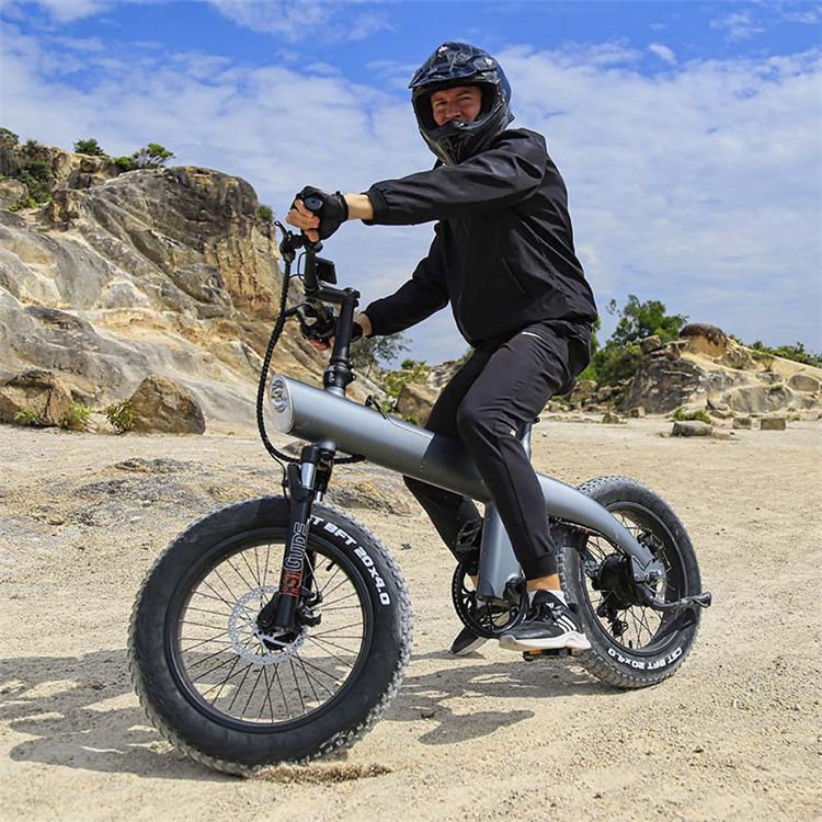 High-Speed Electric Bicycles Fat Tires Mountain Bike Smart Electronic Off-Road Folding Vehicle Fatbike for City Use