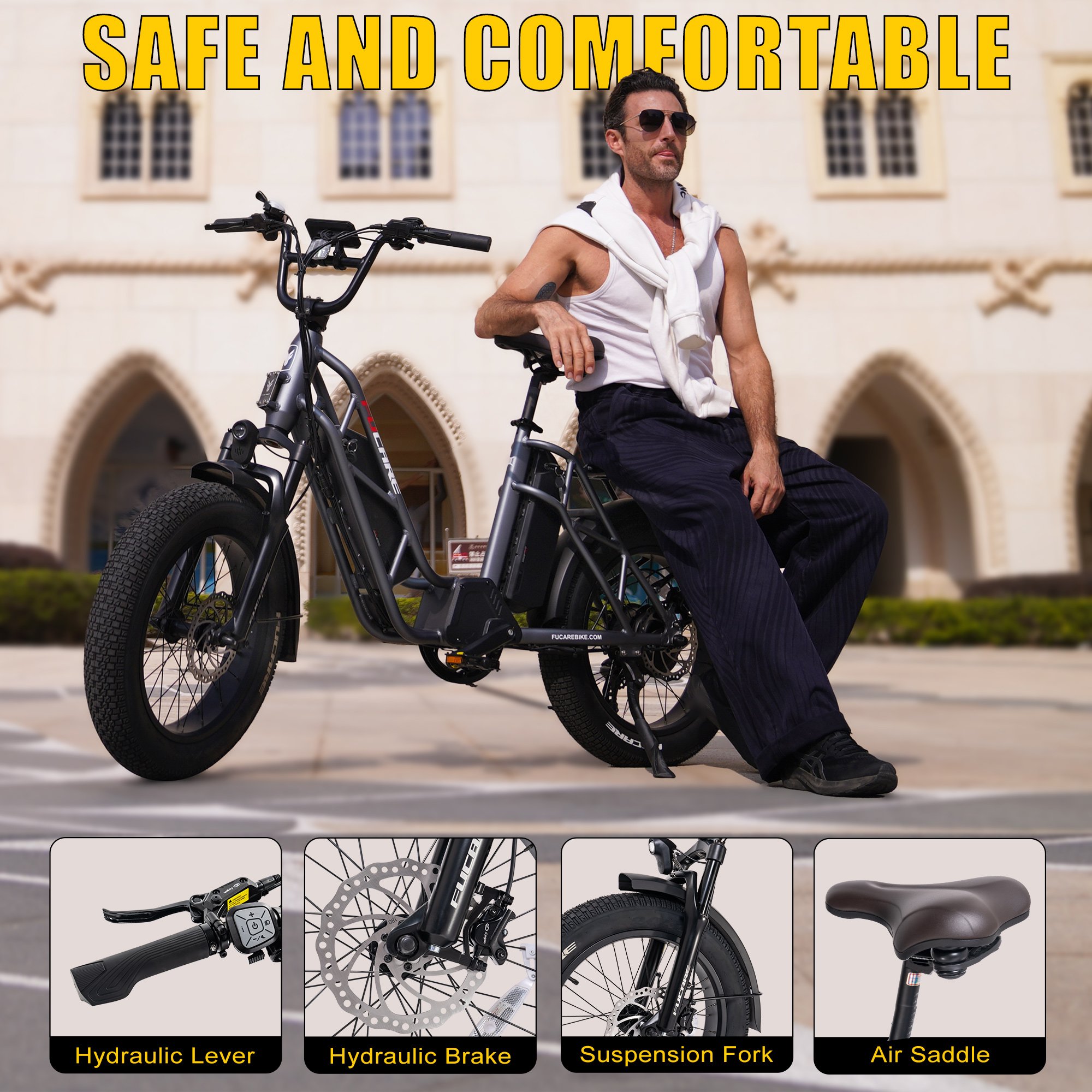 Factory Direct Ready to Ship 750W 48V 30Ah 400LBS Max Load Cargo E-Bike Dual Lithium Battery Long Range Electric Bike for Adult