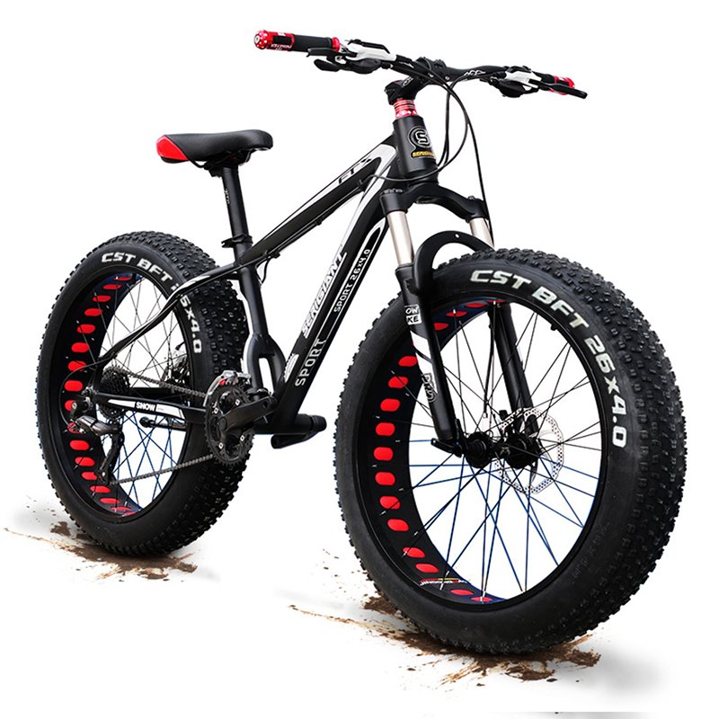 Ready ship 20/24/26/27.5/29 fat tire bike /aluminum alloy frame fat tyre mountainbike/fat bicicleta mountain bike for adults