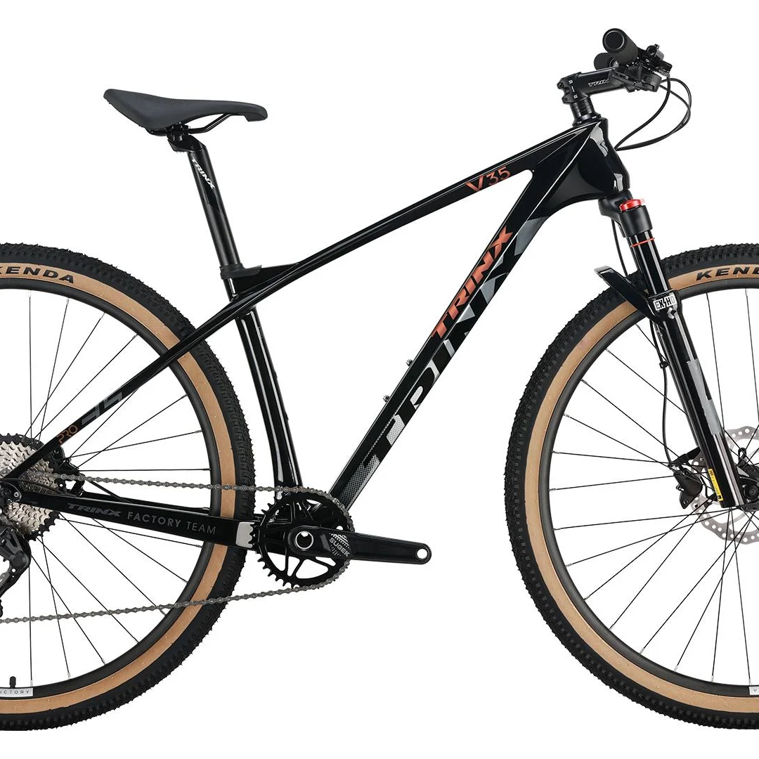 TRINX V35PRO 29 inch Carbon Fibre MTB Mountain Bike 10S Speed cycle SHMN Rear derailleur shifter and Hydraulic disc Brake System