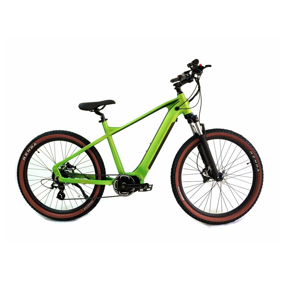 Central Motor E-cycle 27.5" Adults Electric Mountain Bike 500W Brushless Motor 35 KM/H 8 Cassette Speed With Mid Motor