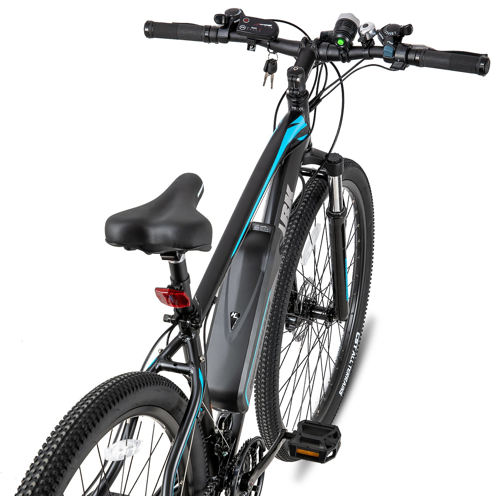 JOYKIE US warehouse 21 Speed LCD Display Suspension Fork Electric Cycle suspension electric mountain bike E-Bike