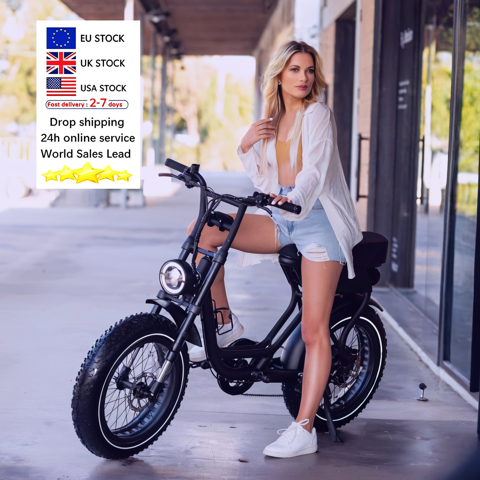 BGL 20 Inch 48V 1000W Electric Bike Fat Bike Scooter Electric Road Bike City Electric Bicycle 750W Electric Bike