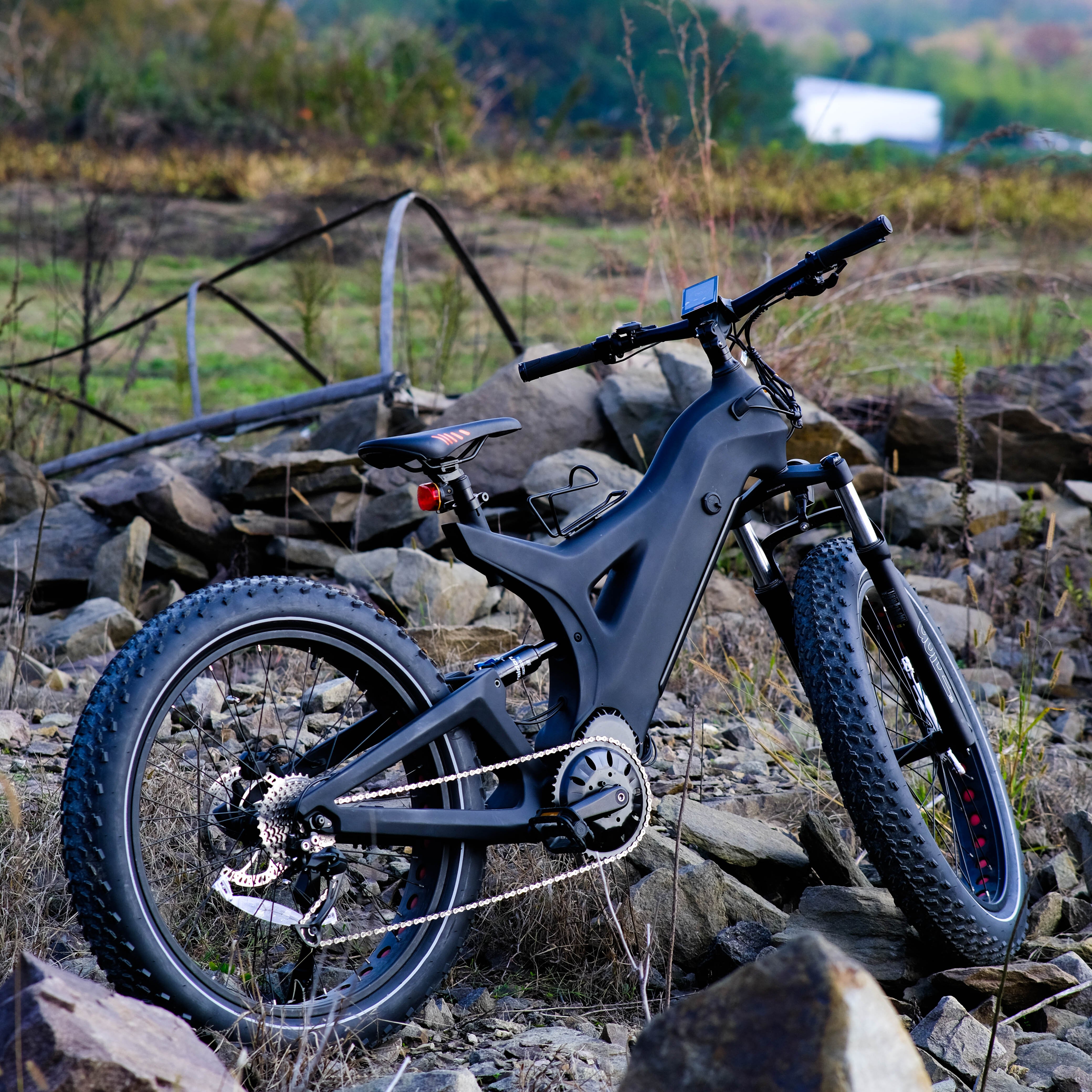 Carbon Fiber Full Suspension Electric Bicycle M620 Mid Drive Motor Big Power Mountain Bike
