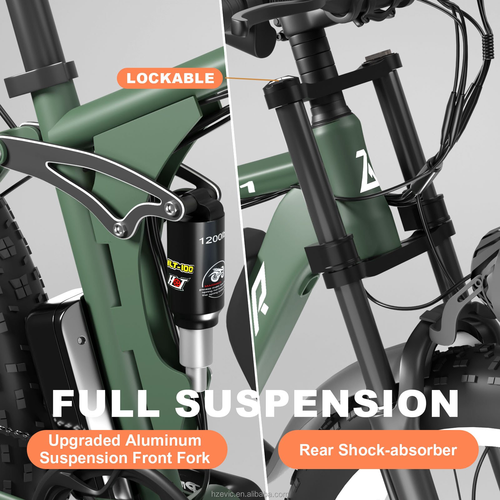 US Warehouse e=bike 48V 22.4Ah 26 Inch Full Suspension Ebike High Speed Electric Bicycle us 100 e bike 2000w electric bike