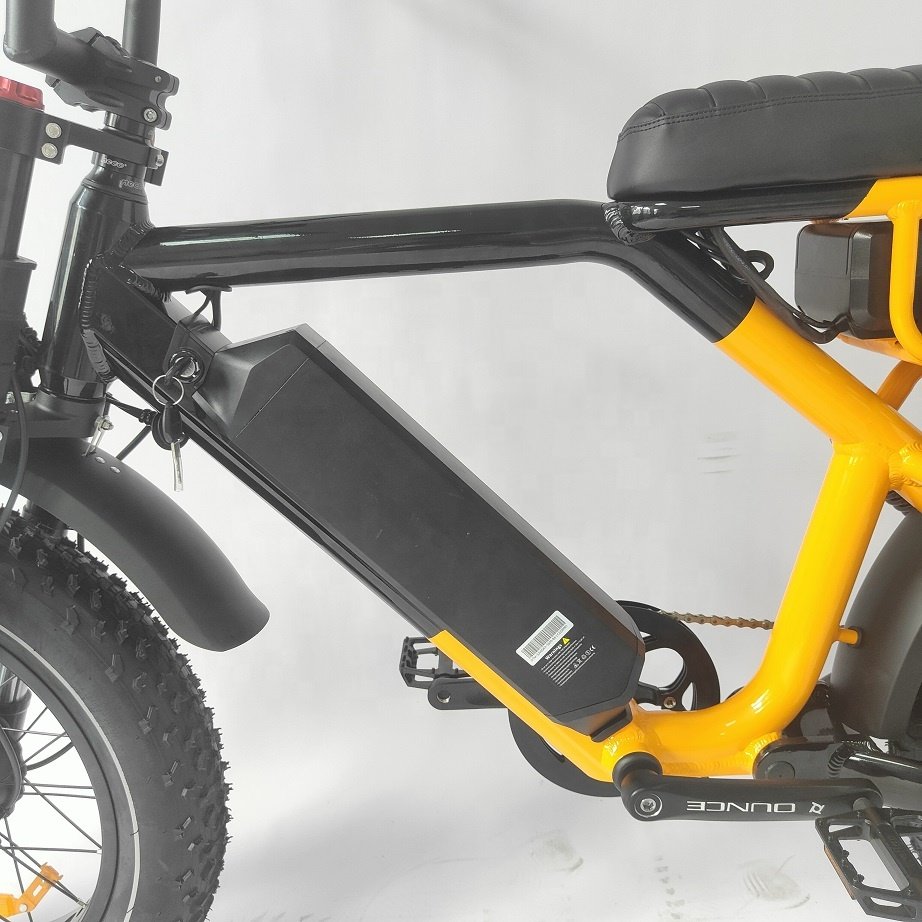 OTMAR Factory Price 52v 1000w Retro Big Saddle Electric Bike Dual Electric Bike Double Battery Electric Bicycle
