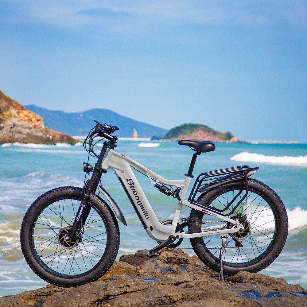 3.0 fat tire 48V aluminum alloy mountain off-road electric bike 26 inches 2000W Adult ebike 17.5Ah lithium battery