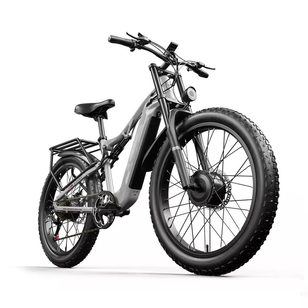 US EU Italy Warehouse 2000W Dual Motor E Bike 48V 18AH Electric Mountain Bikes Adult Off Road 26 Inch Fat Tire Electric Bike