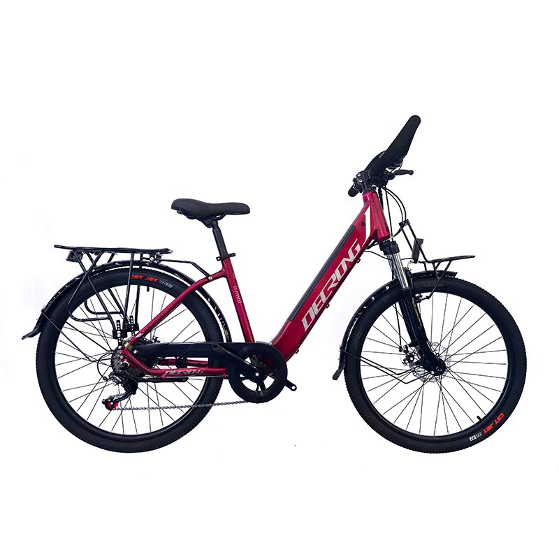 wholesale high quality 26 inches cheap electric city bike with 7-speed