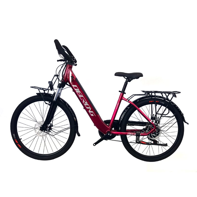 wholesale high quality 26 inches cheap electric city bike with 7-speed