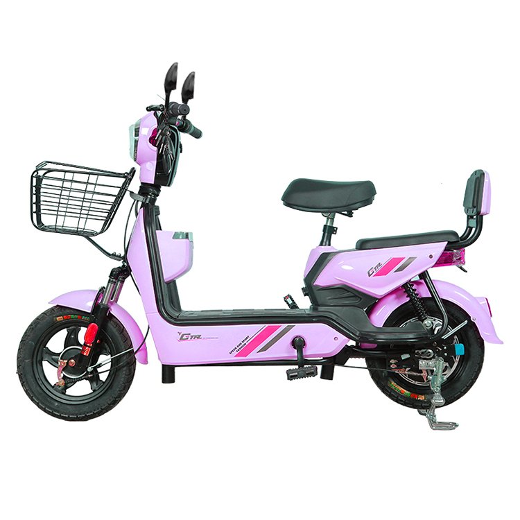 350W 48V 2 wheel electric city bike moped scooter electric bicycle with pedals
