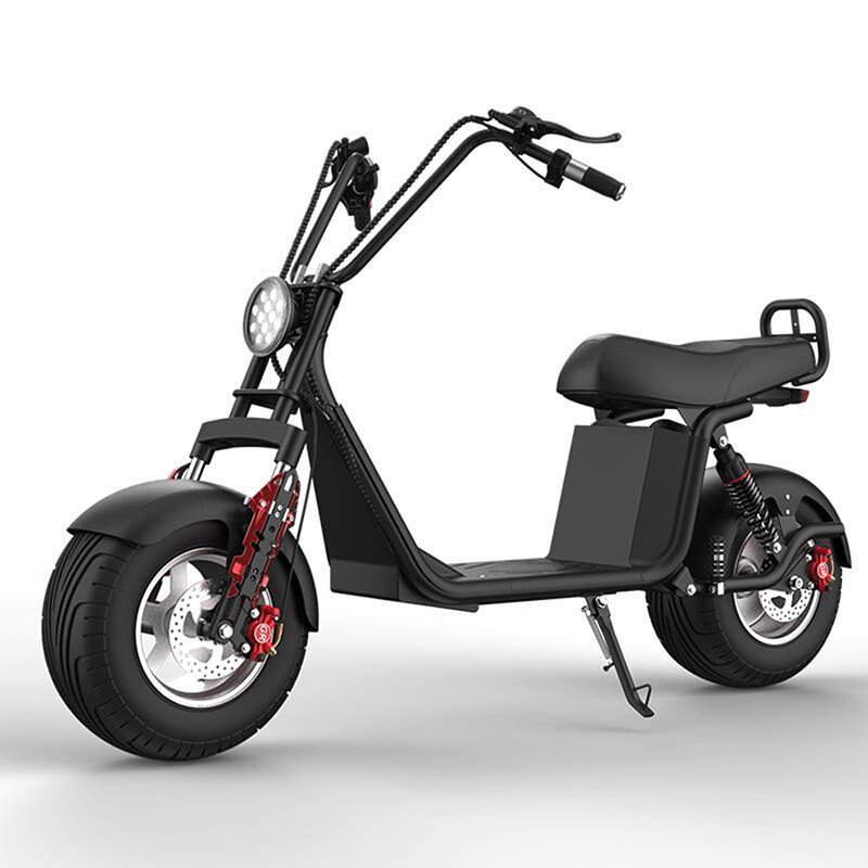 New Disc Brake Steel Frame Fat Tire Electric Bike Harleyment Powerful Citycoco Electric Scooter with 2000w Women And Men