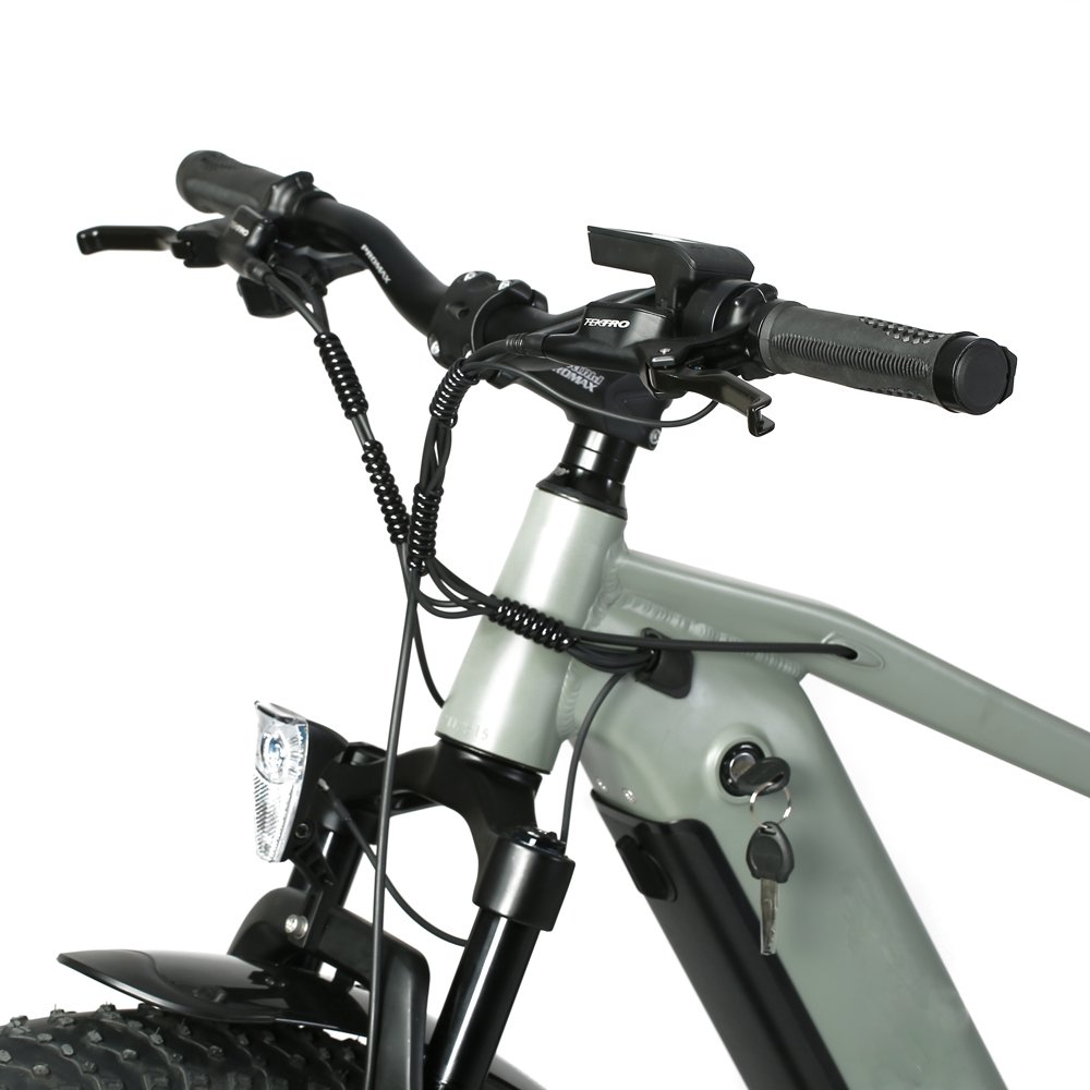 2023 ebike new bafang mid drive Electric Mountain Bike 26inch fat tire electric bike cheap 48v e-bike battery e bike motorcycle