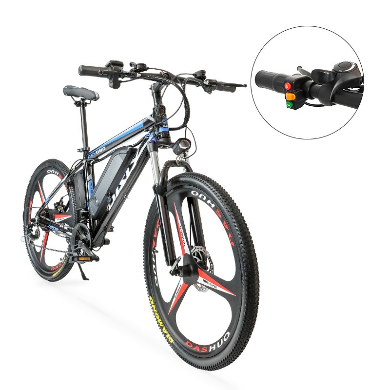 Wholesale big power mountain electric bike 48V 60V 500w 350W 250W 26" full suspension electric mountain bicycle e bike
